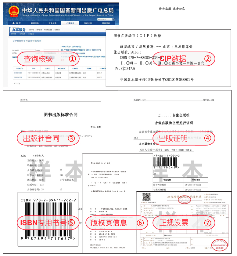 办完后拿到的材料